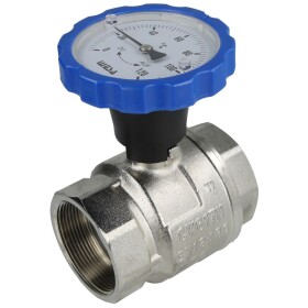 WESA-ISO-Therm-Kugelhahn blau 2&quot; IG Thermometergriff